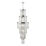 Angel 28 Light Chandelier Crystal and Polished Chrome