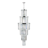Angel 28 Light Chandelier Crystal and Polished Chrome