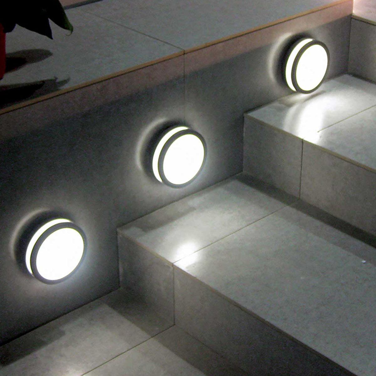 Contemporary Graphite Wall Light Mount 3172S