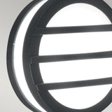 Graphite Elegance: Mtitan 3 Wall Ring Light