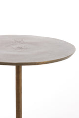 Antique Bronze Dimphy Round Side Table - 35x50 cm