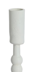 Elegant 6x6x23 cm Kabira Cream Candle Holder