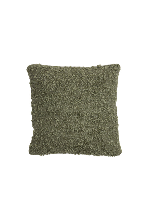 Emerald Bouclé Decorative Cushion 45x45 cm
