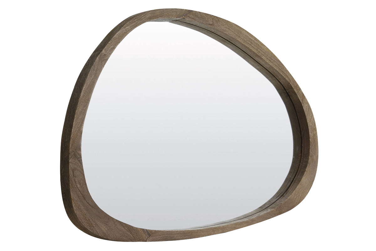 Elegant Sonora 120x5x80 cm Matte Dark Brown Mirror