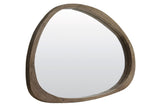 Elegant Sonora 120x5x80 cm Matte Dark Brown Mirror