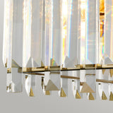 Aries Large 4-Light Chandelier with Polished Nickel and Crystal Accents