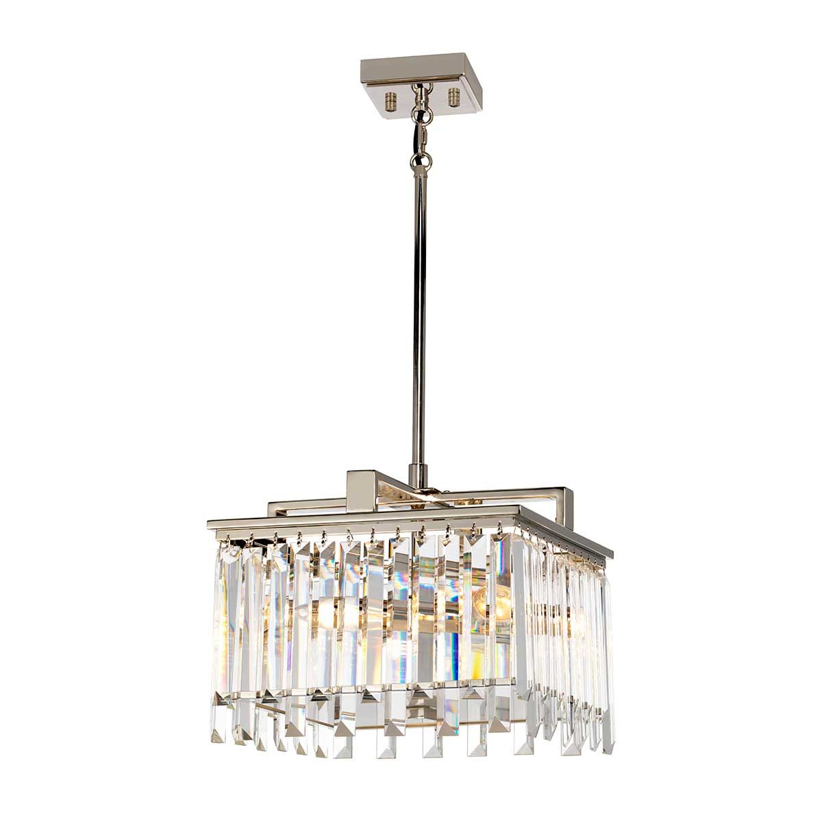 Aries 4 Light Glam Crystal Chandelier