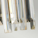 Aries 1-Light Polished Nickel Wall Sconce with Crystals