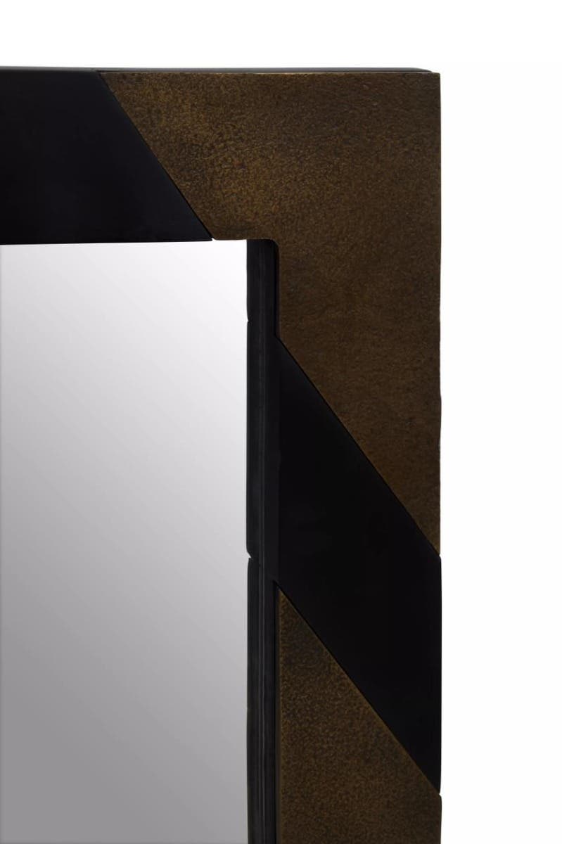 Aris Black and Gold Wall Mirror