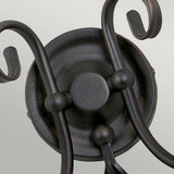 Handcrafted Elegance 2-Light Black Wall Sconce