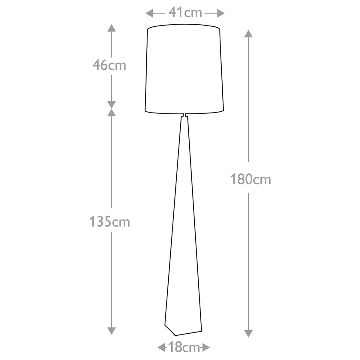 Ascent Sleek Polished Nickel Floor Lamp