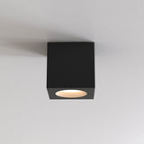 Kos Square II Recessed Black Outdoor Downlight, IP65 Rated