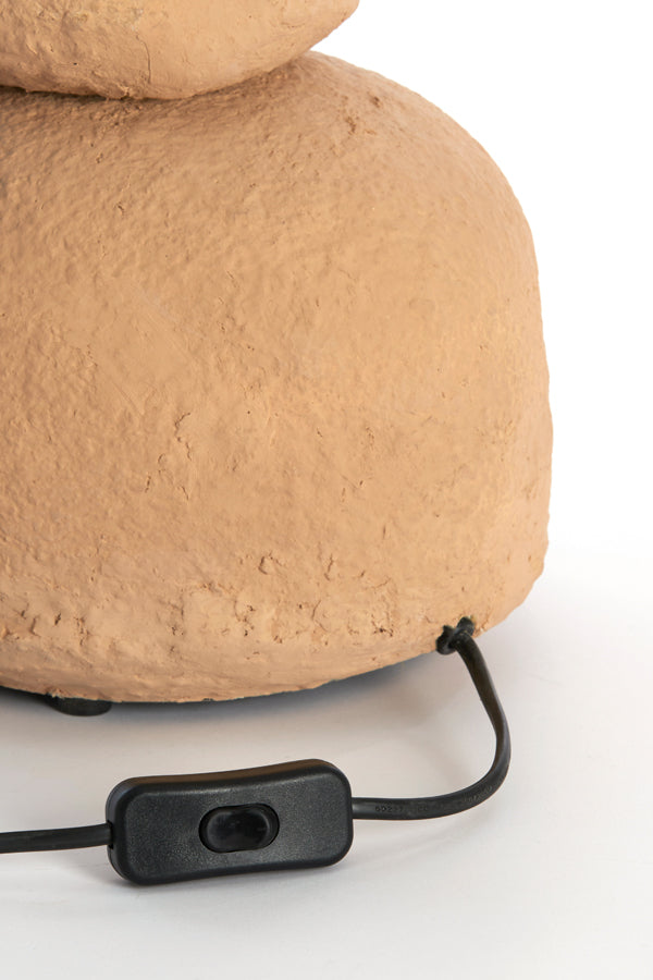 Elegant Terracotta Lamp Stand Ø22x72 cm - Marree Collection