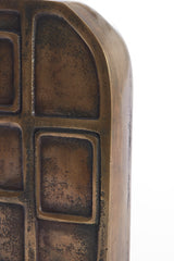 Antique Bronze Belanga Deco Vase, 17x5x22.5 cm