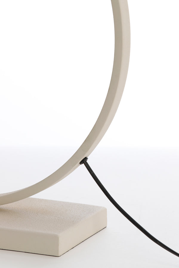 Cream Liva Table Lamp Base - 50x15x59 cm