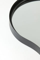 Levu Matte Black Wall-Mounted Mirror 39x4x59 cm