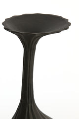 Elegant Nyoko Matte Black Vase 20x20x48 cm Decor Piece