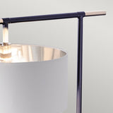 Balance 1 Light Floor Lamp Black/ Polished Nickel