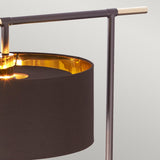 Elegant Brown and Brass Balance Floor Lamp