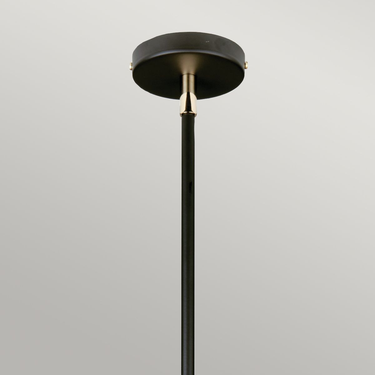 Balance 1 Light Pendant Black/ Polished Nickel