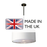 Balance 1 Light Pendant Black/ Polished Nickel