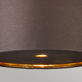 Contemporary Brown and Polished Brass Balance Pendant Light