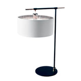 Balance 1 Light Table Lamp Black/ Polished Nickel