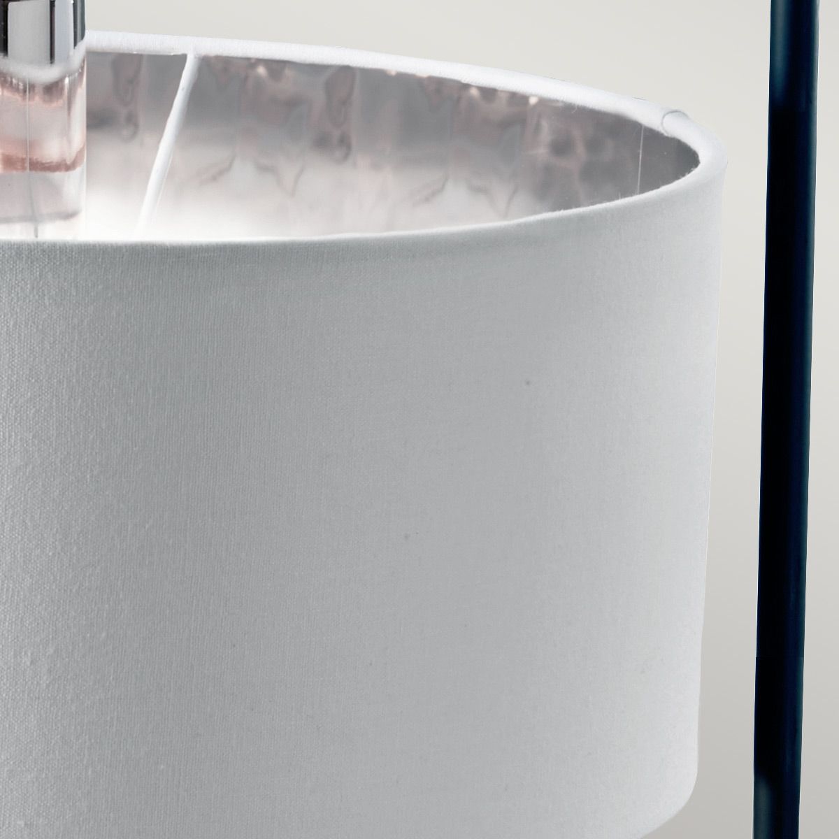 Balance 1 Light Table Lamp Black/ Polished Nickel