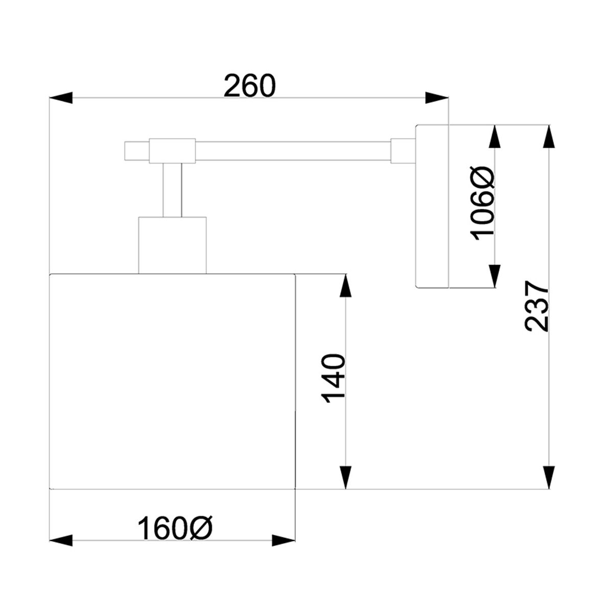 Contemporary White and Polished Nickel Wall Sconce