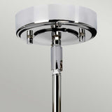 Agatha Polished Chrome Single Pendant Light - IP44 Rated for Bathrooms