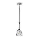 Agatha Polished Chrome Single Pendant Light - IP44 Rated for Bathrooms