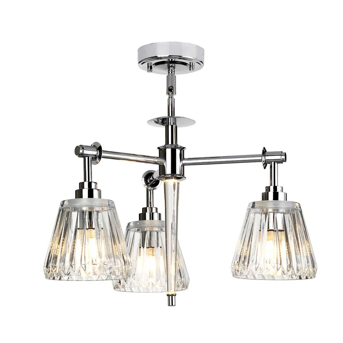 Agatha 3-Light Chrome Pendant - Elegance in Illumination
