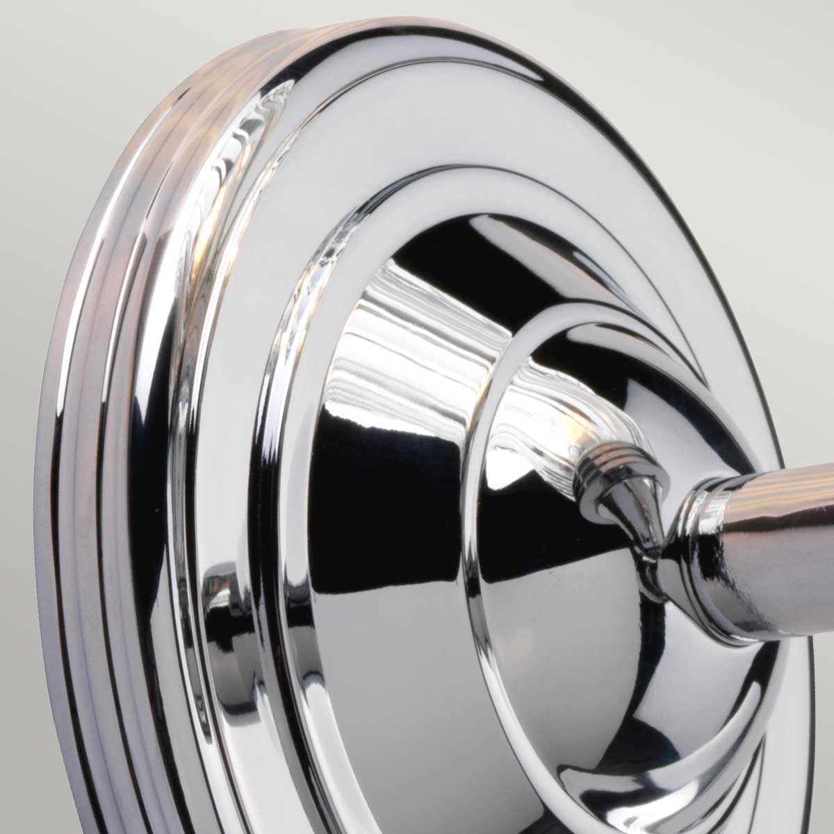 Elstead Austen Classic Chrome Bathroom Sconce with Upward Light