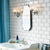 Elstead Austen Classic Chrome Bathroom Sconce with Upward Light