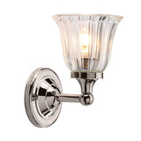 Austen Vintage Style Polished Nickel Wall Light for Elegant Bathrooms