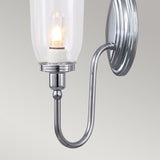 Austen Classic Bathroom Wall Light - Polished Chrome