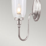 Blake Single Light Wall Fixture - Polished Nickel Finish