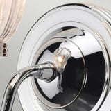 Elegant Carroll Polished Chrome Wall Light Fixture