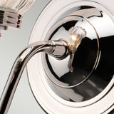 Carroll1 Elegant Polished Nickel Wall Fixture