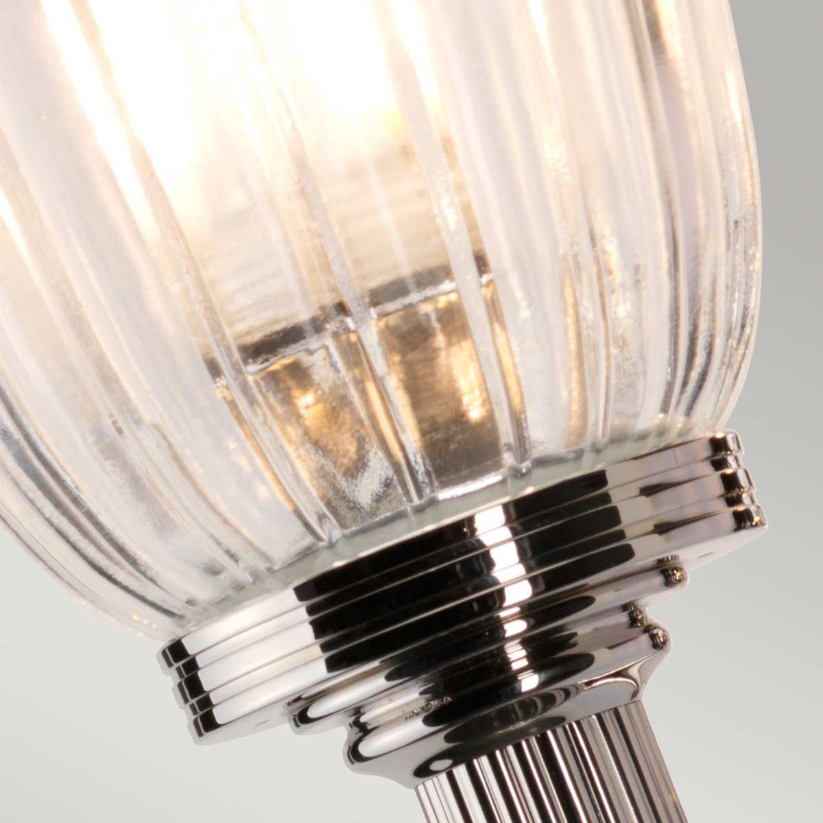 Carroll1 Elegant Polished Nickel Wall Fixture