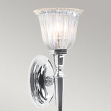 Polished Chrome Dryden Bathroom Wall Sconce