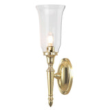 Polished Brass Dryden Wall Light for Elegant Bathroom Ambiance