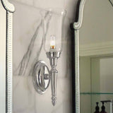 Dryden 1 Light Wall Light Polished Nickel