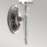 Sleek Chrome Modern Wall Light for Bathrooms