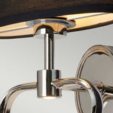 Falmouth Chrome Duo Light Romantic Wall Sconce