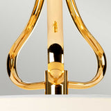Falmouth Romantic Heart 3-Light Semi-Flush in French Gold