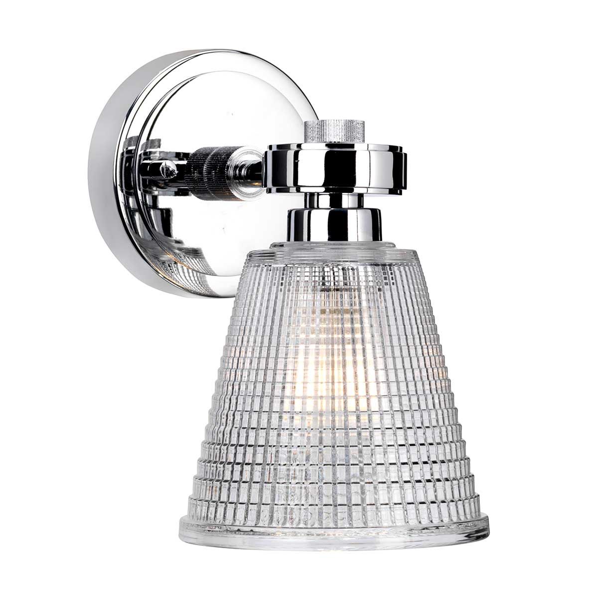 Gunnislake Adjustable Wall Light in Polished Chrome - IP44 Rated