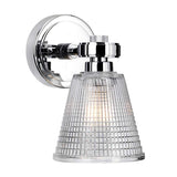 Gunnislake Adjustable Wall Light in Polished Chrome - IP44 Rated
