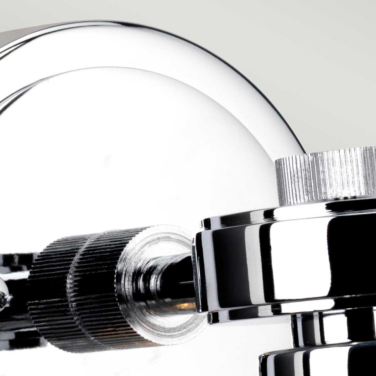 Gunnislake Adjustable Wall Light in Polished Chrome - IP44 Rated