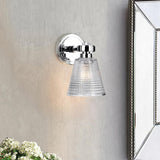 Gunnislake Adjustable Wall Light in Polished Chrome - IP44 Rated